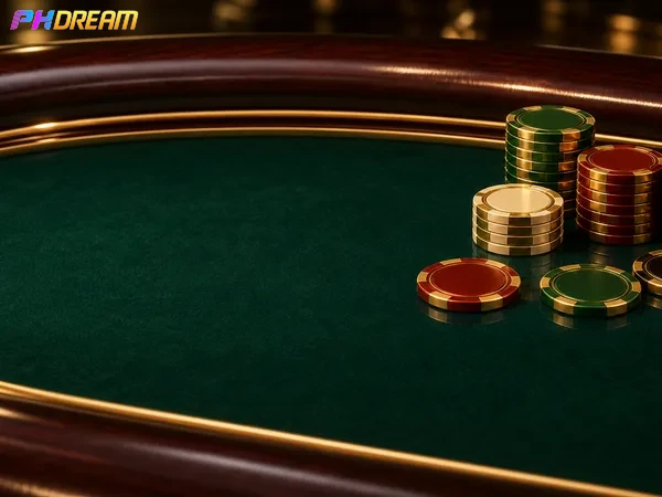 A look inside the PHDREAM mobile app where players can browse hot games and switch between game categories smoothly.